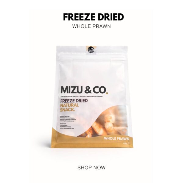 Freeze Dried Whole Shrimp - Mizu&Co.